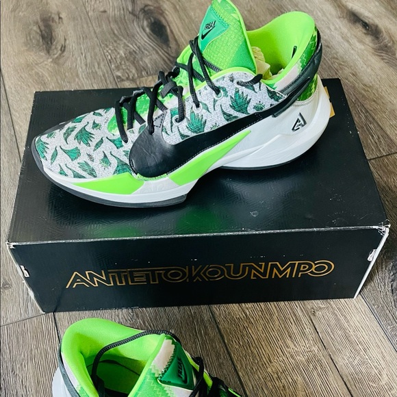 Zoom Freak 2 Pure Platinum/Pine-Green in Sz 11.5 - Picture 2 of 10